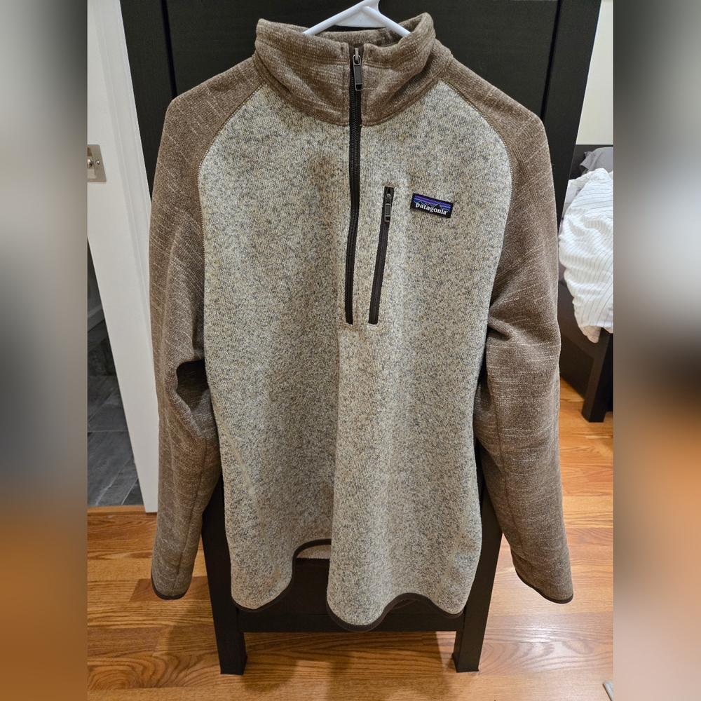 Men's Size Large Better Sweater® 1/4-Zip Fleece